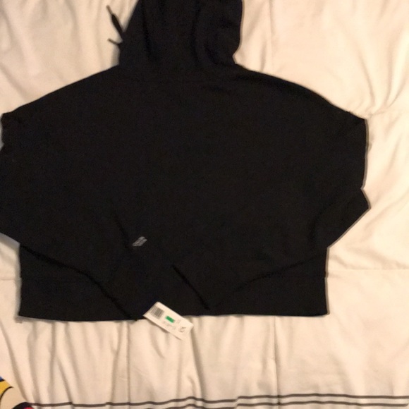 Calvin Klein cropped hoodie sweatshirt with colorful brand graphics on front 💜 - Picture 6 of 7